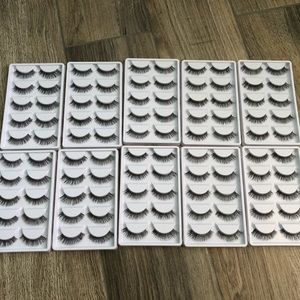 50 pairs of false lashes